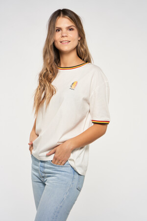 Femmes - ZEB STYLE LAB - T-shirt - blanc - T-shirts & tops - WIT